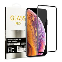 3x Herdet glassdeksel iPhone 11 Pro Max / Xs Max 5D Full Fit