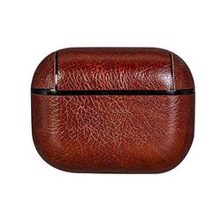 Læder taske til Apple Airpods Pro - mørkebrun