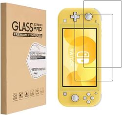2x Kompatibel med Nintendo Switch Lite skjermbeskytter for herdet glass