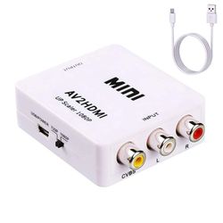Komposit RCA CVBS AV til HDMI Converter Adapter