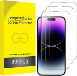 3X herdet glass beskyttelse iPhone 15 Pro Max