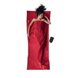 reselakan micofiber, COCOON TRAVEL SHEET MICROFIBER Dark red