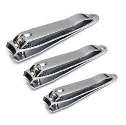 3-pakning Effektive Negleklippere i rustfritt stål 6,8 5,2 og 4,7 cm