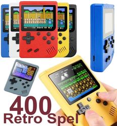 400 Innebygde Retro Spill Gameboy Håndholdt Spill. Oppladbar