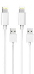 2 kpl 2M Lightning-laturi iPhone 13/12/11/Xs/Max/X/8/7/6/5/SE