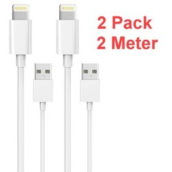 2 kpl 2M Lightning-laturi iPhone 13/12/11/Xs/Max/X/8/7/6/5/SE