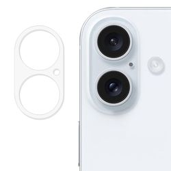 2-PAK SKALO iPhone 16 3D Kameralinse Beskyttelsesglas - Gennemsigtig