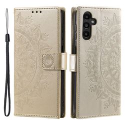 SKALO Samsung A26 5G Mandala Flip Cover - Guld