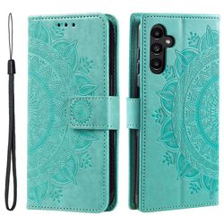 SKALO Samsung A36 5G Mandala Flip Cover - Turkis
