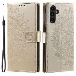 SKALO Samsung A36 5G Mandala Flip Cover - Guld