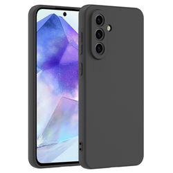 SKALO Samsung A56 5G Mattsvart Ultratunn TPU Skal - Svart