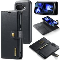 DG MING Google Pixel 9a 2-i-1 Magnet Flip Cover - Sort