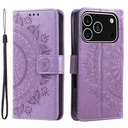 SKALO iPhone 17 Pro Mandala Flip Cover - Lilla