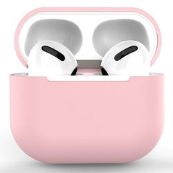 SKALO AirPods 3 Ultratunn Silikon Fodral - Rosa