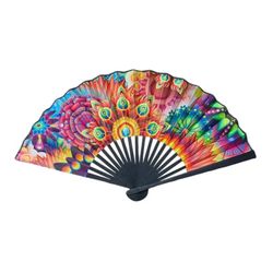 Vifte - Medium 23 cm - M02 - Hypnotisk mønster
