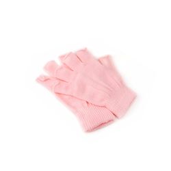 Firkantede votter, korte og fingerløse - Lys rosa