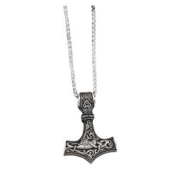 Halskjede - Viking - Tors hammer - 60 cm halskjede