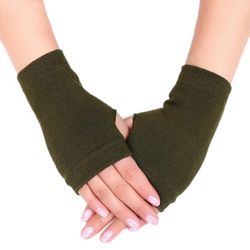 Square Mittens - Håndleddsvarmere [15cm] - Militærgrønn