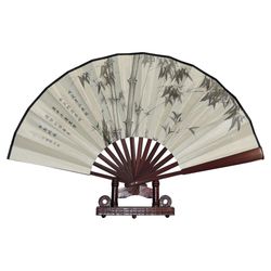 Vifte - Stor 27 cm - M03 - Bambus