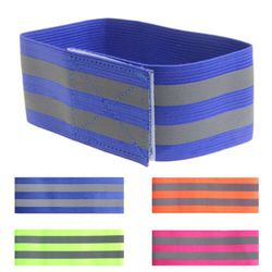 Reflekterende armbånd - Doble striper - Rosa - Dobbelpakning