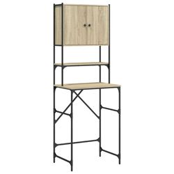 vidaXL Vaskemaskinskap sonoma eik 68x48,5x194 cm