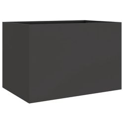 vidaXL Plantekasse svart 62x40x39 cm stål