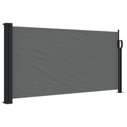 vidaXL Uttrekkbar sidemarkise antrasitt 100x500 cm