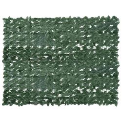 vidaXL Balkongskjerm med mørkegrønne blader 200x150 cm