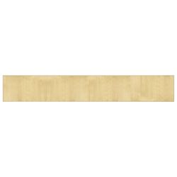 vidaXL Matta rektangulär ljus naturlig 60x400 cm bambu