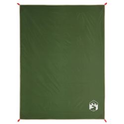 vidaXL picnictæppe med pløkker 205x155 cm grøn