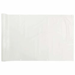 vidaXL Balkongskjerm grå 700x120 cm PVC