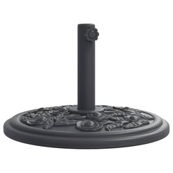 vidaXL Parasollfot for Ø38 / 48 mm stenger 12 kg rund