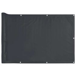 vidaXL Balkongskjerm antrasitt 600x90 cm PVC