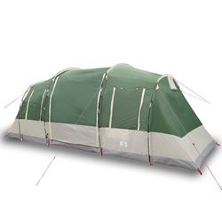 vidaXL Familietelt for camping 6 personer grønn vanntett