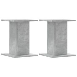 vidaXL plantestativer 2 stk. 30x30x40 cm konstrueret træ betongrå