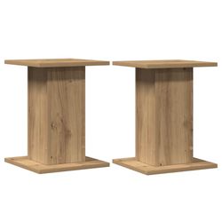 vidaXL Høyttalerstativ 2 stk artisan eik 30x30x40 cm konstruert tre