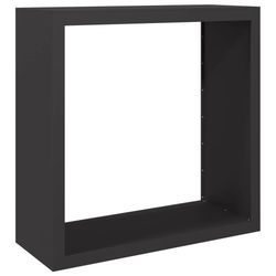 vidaXL brændestativ 100x40x100 cm stål sort