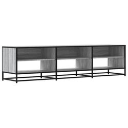 vidaXL TV-benk grå sonoma 180x40x46 cm konstruert tre