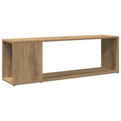 vidaXL Tv-bänk artisan ek 100x24x32 cm konstruerat trä