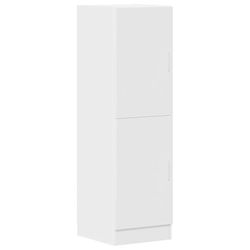 vidaXL Kjøkkenskap hvit 38x41,5x131,5 cm konstruert tre