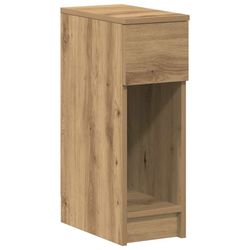vidaXL Nattskap med Skuff artisan eik 20x36x60 cm
