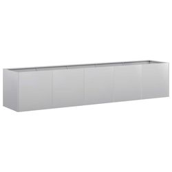 vidaXL Plantekasse 200x40x40 cm galvanisert stål