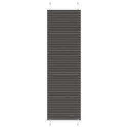 vidaXL plisségardin sort 60x200 cm Stoff Bredde 59,4 cm Polyester