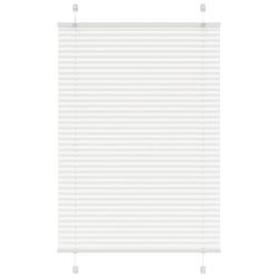 vidaXL plisségardin Hvit 100x100 cm Stoff Bredde 99,4 cm Polyester