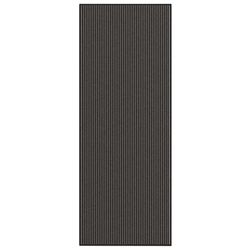 vidaXL Dørmatte Stripe Sort og Grå 115x300 cm