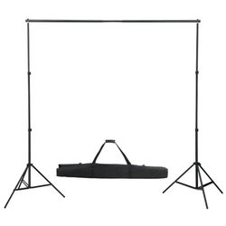 vidaXL Teleskopisk bakgrunnssystem 155-300 cm