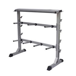 vidaXL Dumbbell vektstangstativ