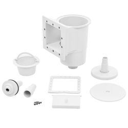 vidaXL Poolskimmer set 8 delar 21x25x30,5 cm