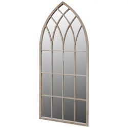 vidaXL Rustikt buespeil 50x115 cm for innendørs og utendørs bruk