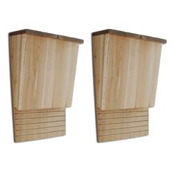 vidaXL Fladdermusholk, 22 x 12 x 34 cm, 2-Pack
